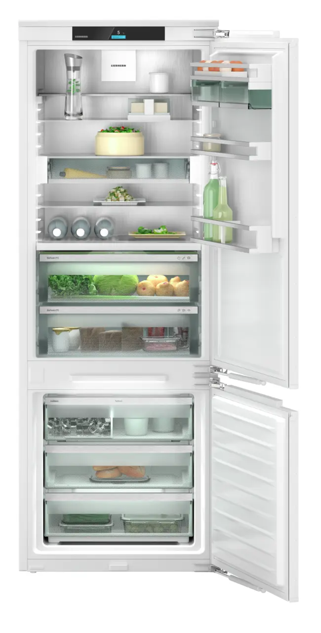 Incoporabil - Combina frigorifica incorporabila Liebherr ICBNBi 7663 Prime BioFresh NoFrost 349L