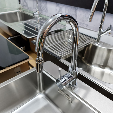 Baterie CookingAid Indiana cu furtun dus retractabil / extractibil si finisaj Cromat [3]