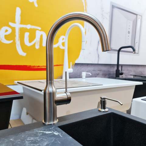 Baterie CookingAid Ingrid Steel rotativa 360° finisaj inox periat [3]