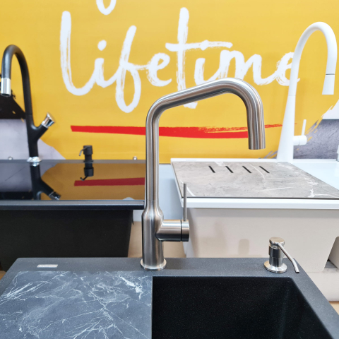 Baterie CookingAid Natalie Steel rotativa 360° finisaj inox periat [5]