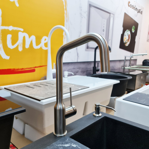 Baterie CookingAid Natalie Steel rotativa 360° finisaj inox periat [9]