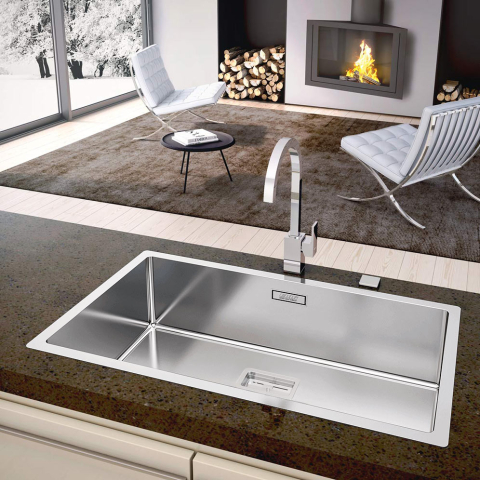 Baterie CookingAid RODI Box QS 2003 rotativa 180° cu finisaj cromat si maner, baza si corp / pipa patrata [4]