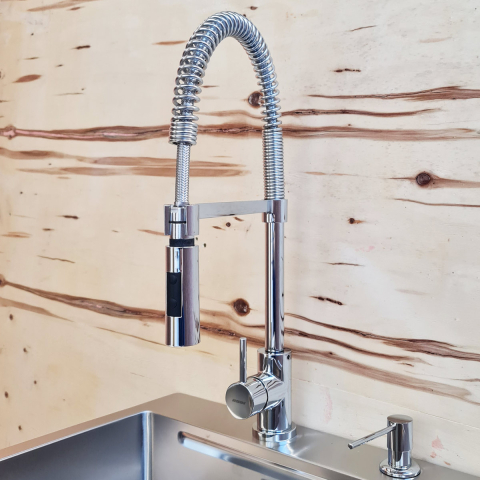 Baterie CookingAid RODI LINE MN 1021 cu cap flexibil detasabil + buton interschimbabil jet/dus si finisaj Cromat [11]