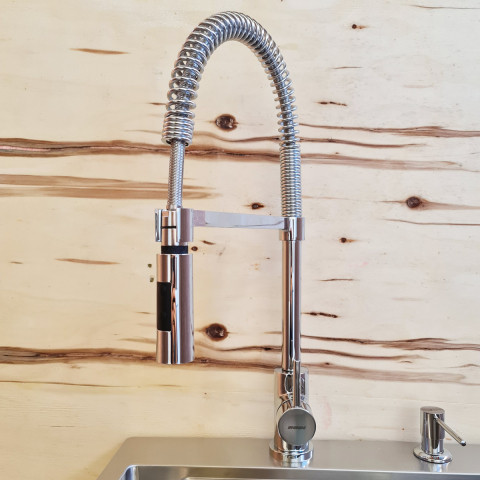 Baterie CookingAid RODI LINE MN 1021 cu cap flexibil detasabil + buton interschimbabil jet/dus si finisaj Cromat [7]