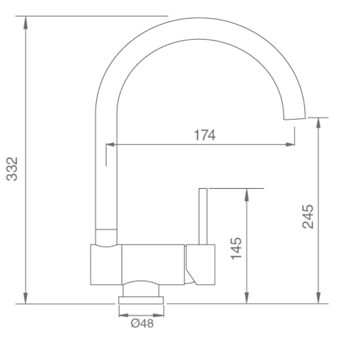 Baterie CookingAid RODI LINE MN 810 rabatabila / culisabila / pliabila la orizontala Active Window / ideala pentru montare sub geam [18]