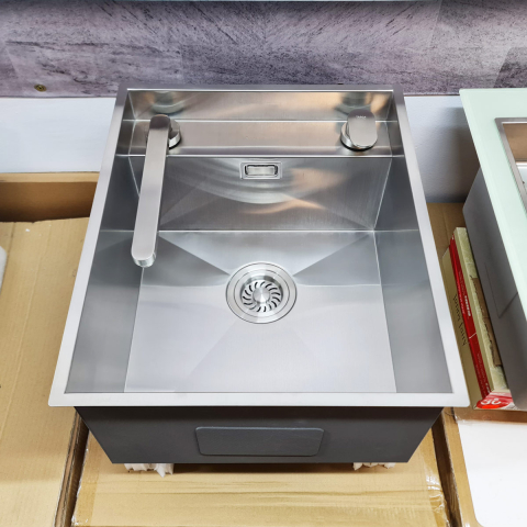 Baterie inox CookingAid Tasca Nando telescopica / invizibila cu corp retractabil Active Window / pliabila sub fereastra [6]