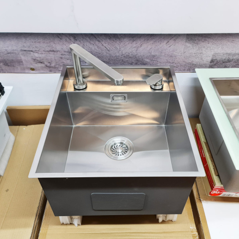 Baterie inox CookingAid Tasca Nando telescopica / invizibila cu corp retractabil Active Window / pliabila sub fereastra [10]