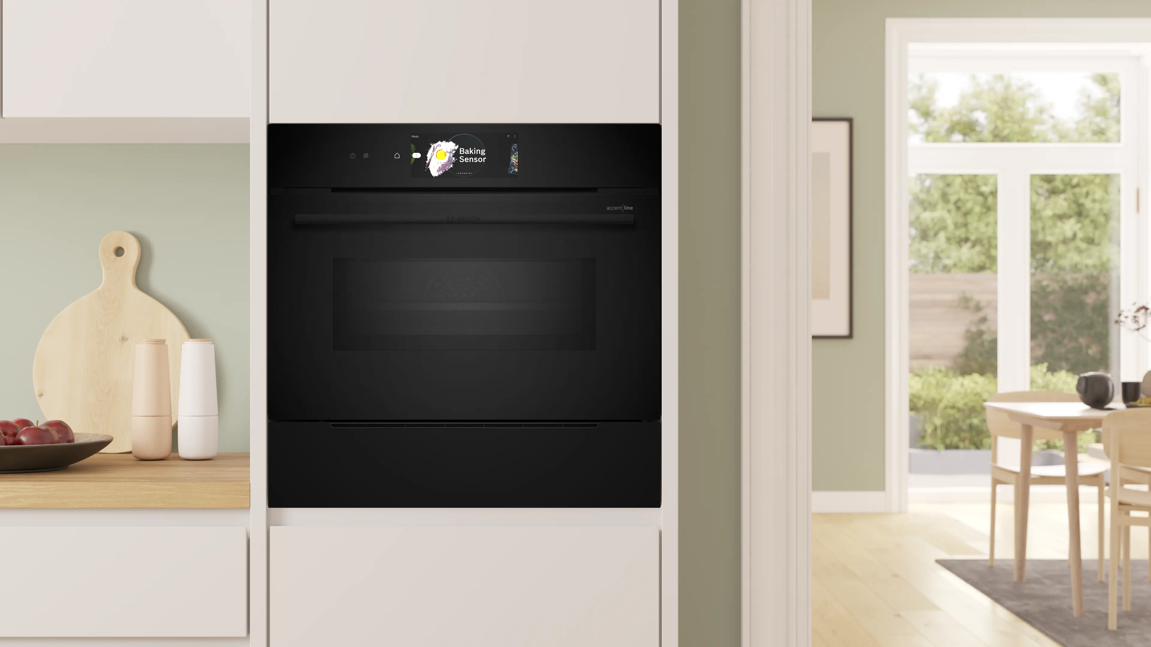 Sertare termice - Bosch BDC9111B0 - sertar de aburi încorporabil, Accent Line, Seria 8, 60 cm, Matt Black