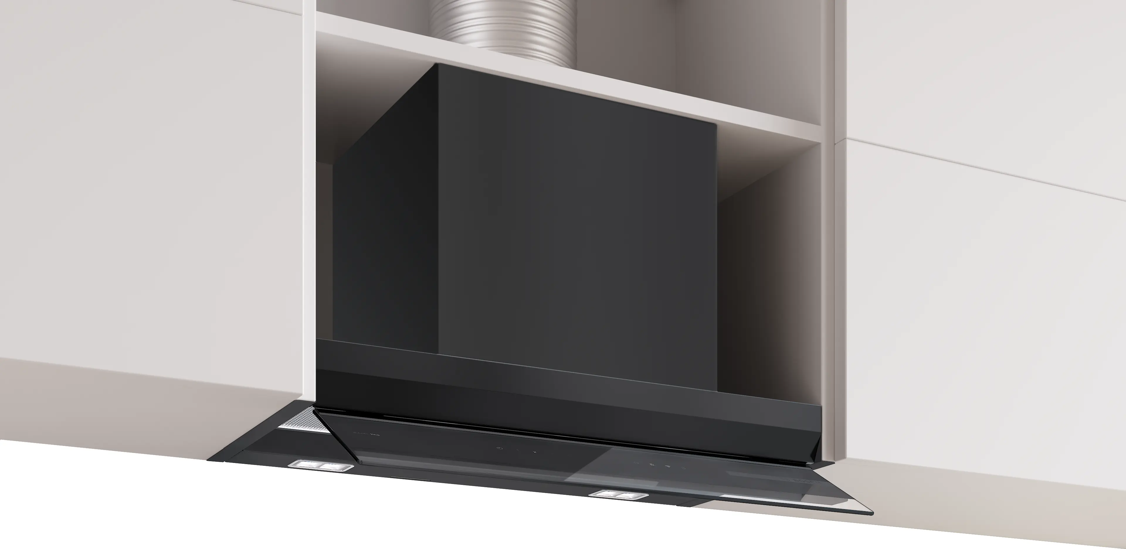 Electrocasnice - Bosch DBB67DP65 - hotă complet integrabilă, Accent Line, Seria 6, 60 cm, Matt Black