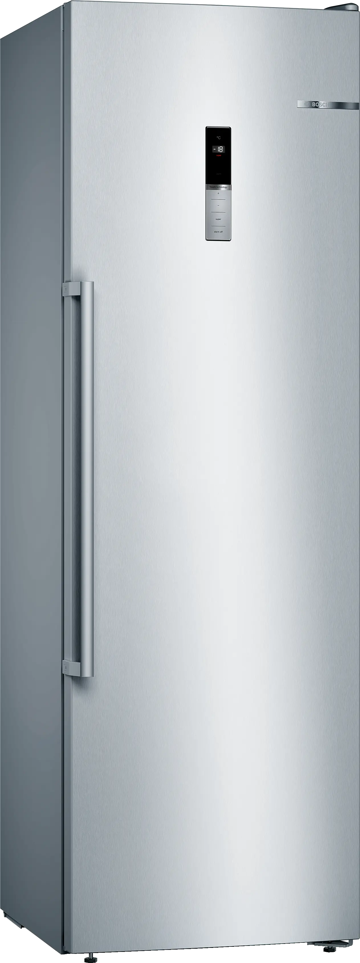 Freestanding - Bosch GSN36BIEP - congelator vertical independent, Seria 6, 186 cm, Inox Anti-Amprentă, No Frost, FreshSense, 242 litri