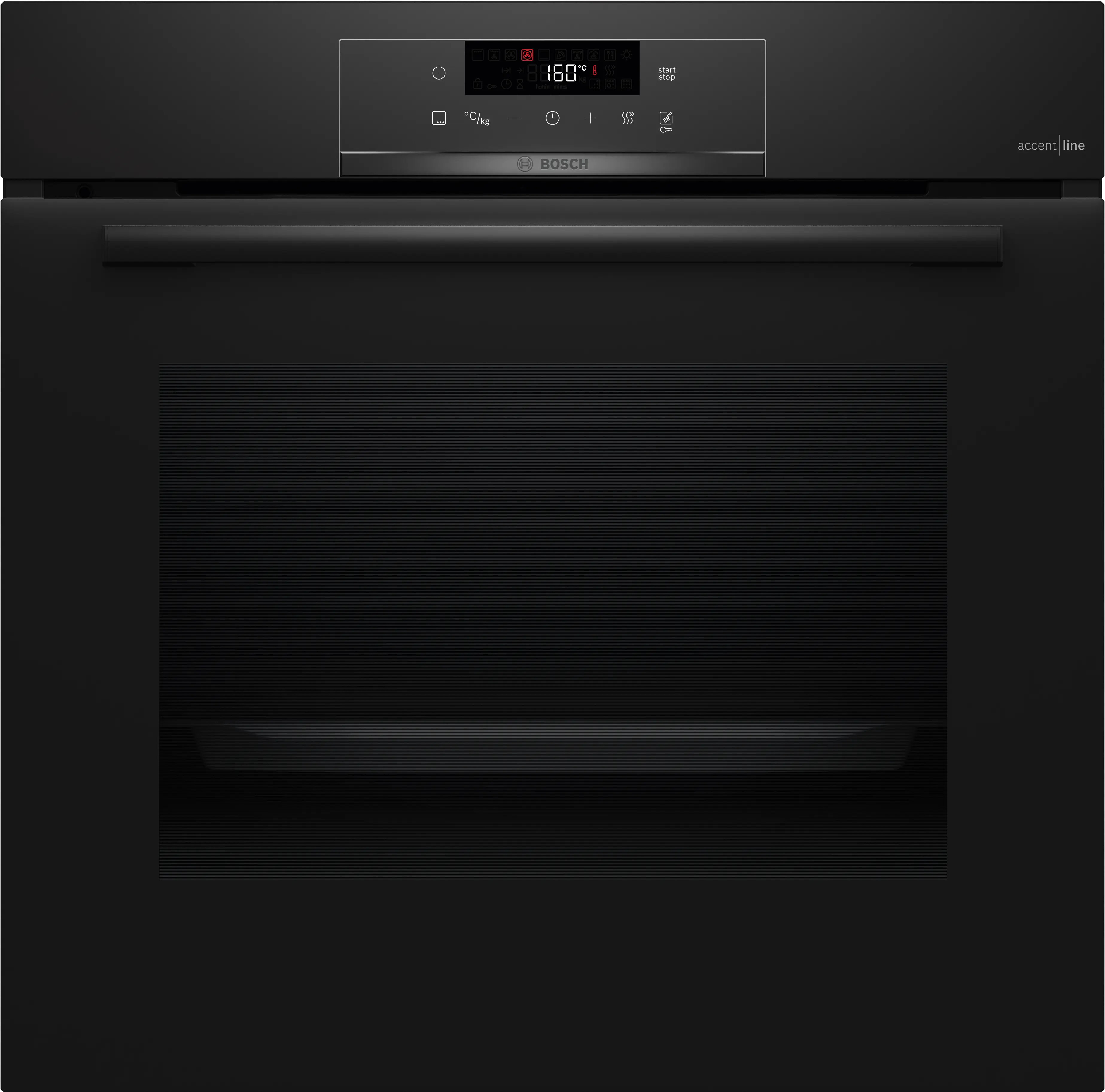 Cuptoare electrice - Bosch HBA4720B3 - cuptor multifuncțional încorporabil, 60x60 cm, negru, autocurățare pirolitică, 71 litri