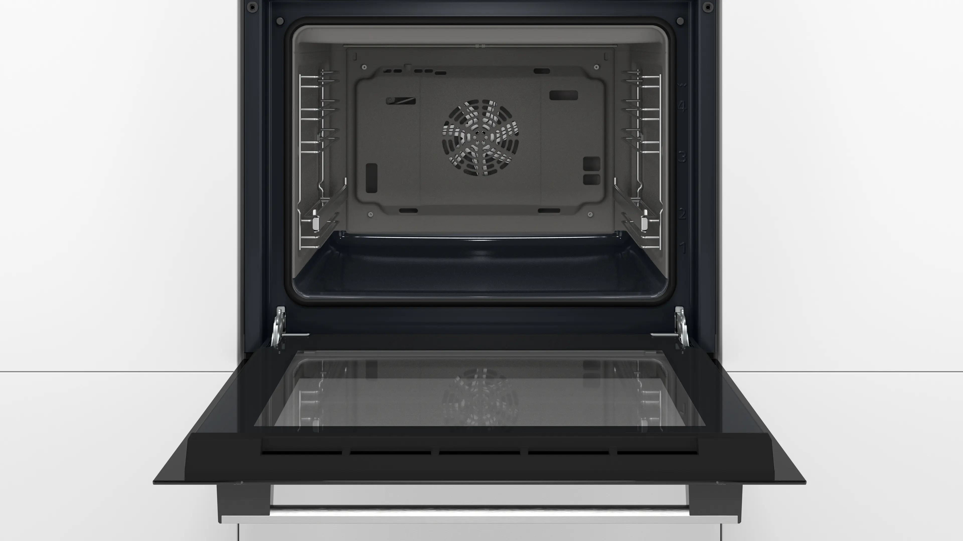 Cuptoare electrice - Bosch HBF153EB0 - cuptor multifuncțional încorporabil, 60x60 cm, negru, grill, autocurățare EcoClean Direct, 66 litri