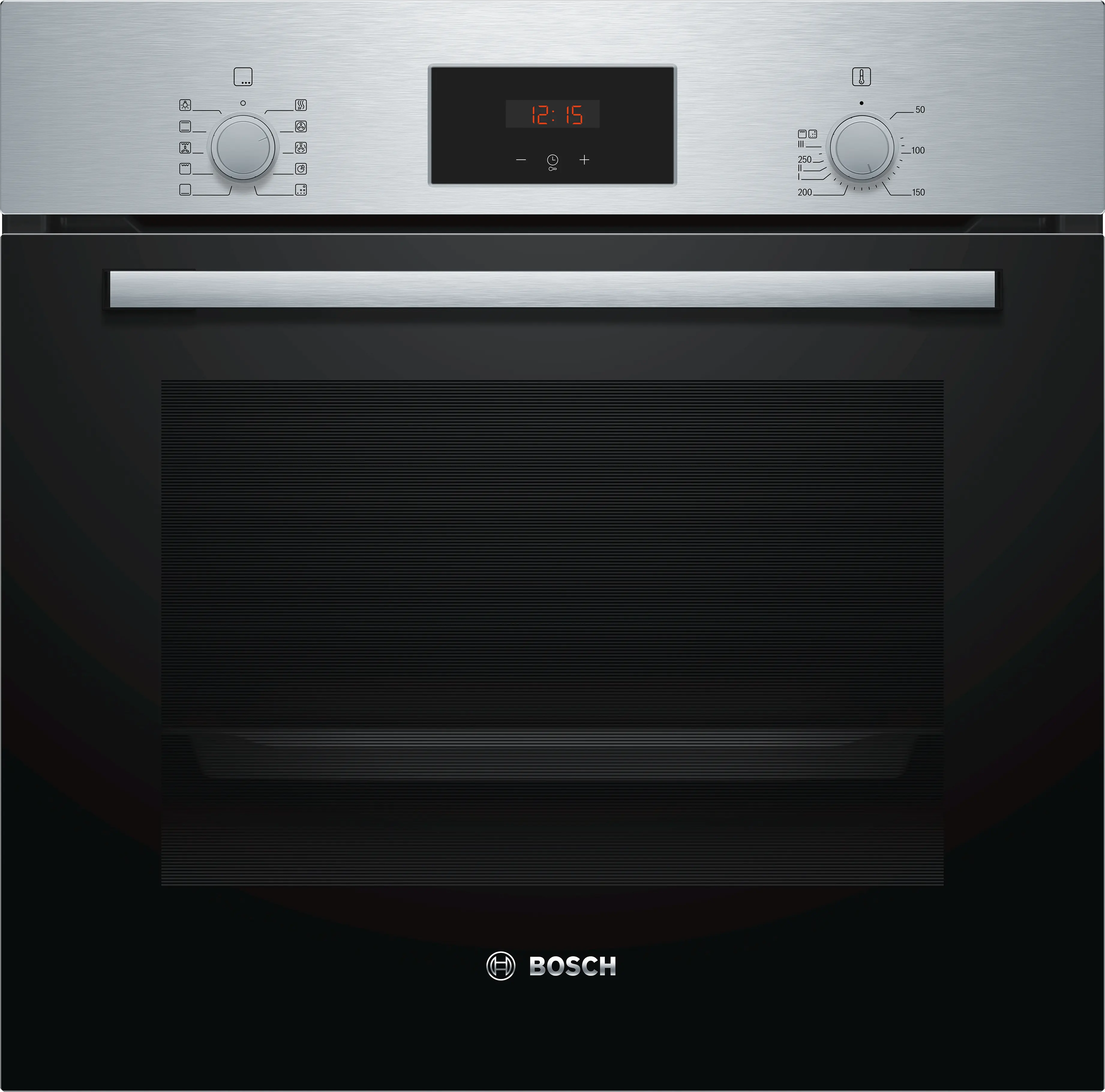 Cuptoare electrice - Bosch HBF154BS0 - cuptor multifuncțional încorporabil, Seria 2, 60x60 cm, inox, 66 litri, clasa A