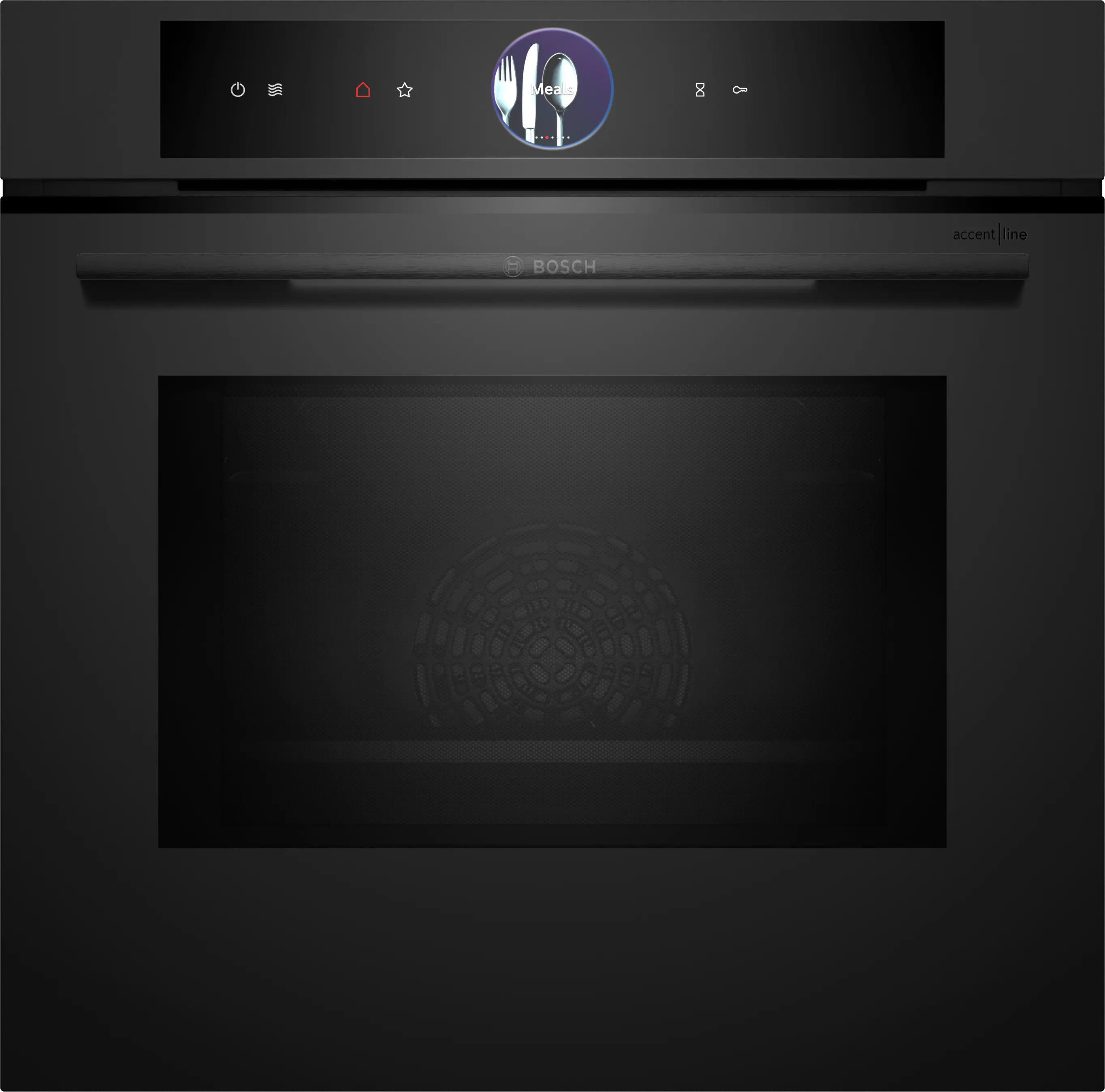 Cuptoare cu microunde - Bosch HMG976KM1 - cuptor multifuncțional încorporabil cu opțiune de microunde, Accent Line, Seria 8, 60x60 cm, Matt Black