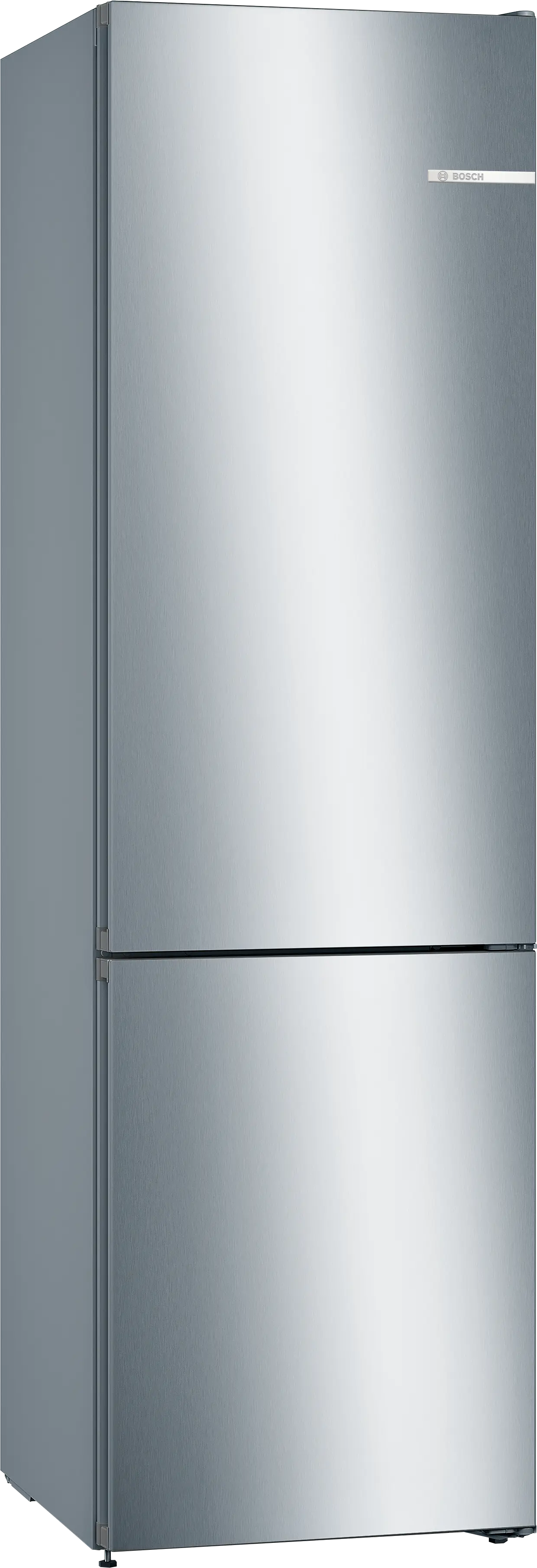 Freestanding - Bosch KGN36VLED - combină frigorifică independentă, Seria 4, 186 cm, Inox Look, No Frost, 326 litri