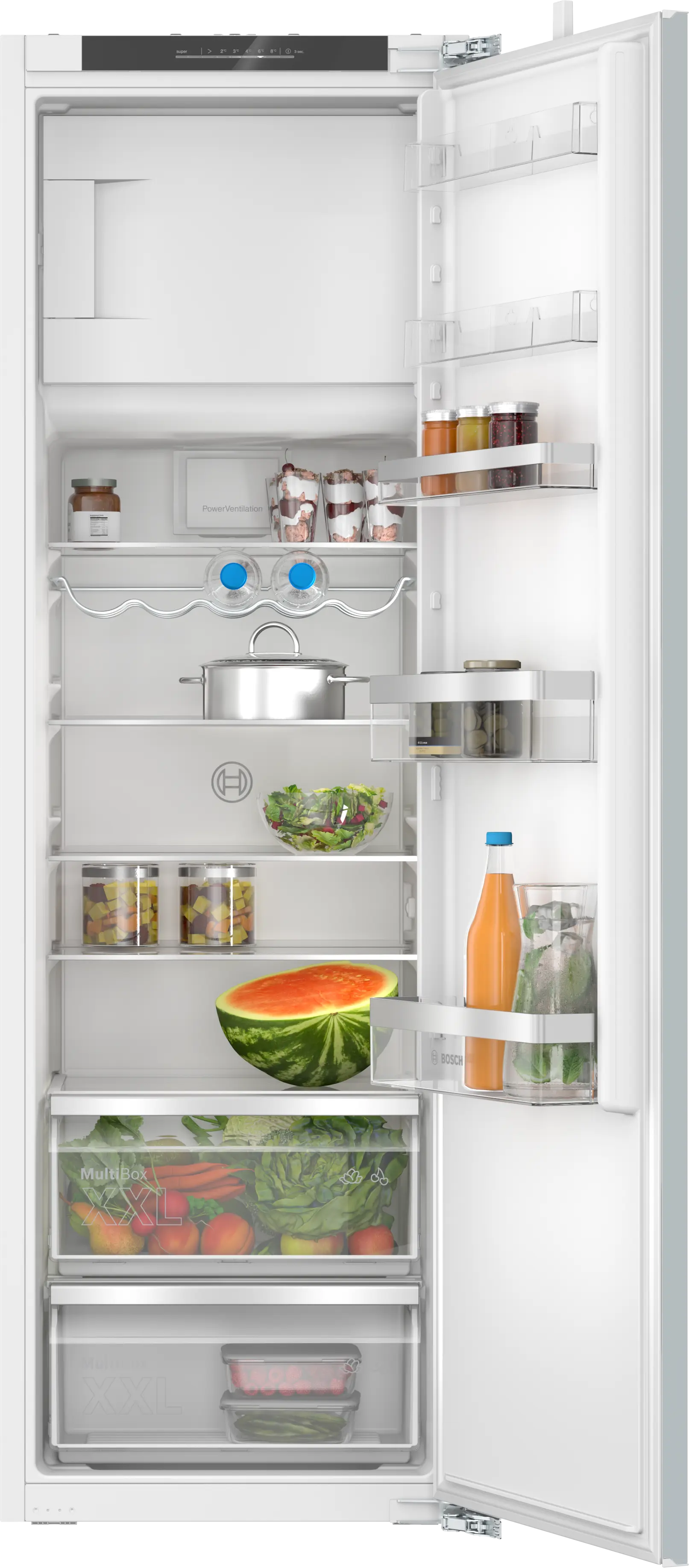 Incorporabil - Bosch KIL82VFE0 - frigider încorporabil cu congelator, Seria 4, 177 cm, 246+34 litri, clasa E