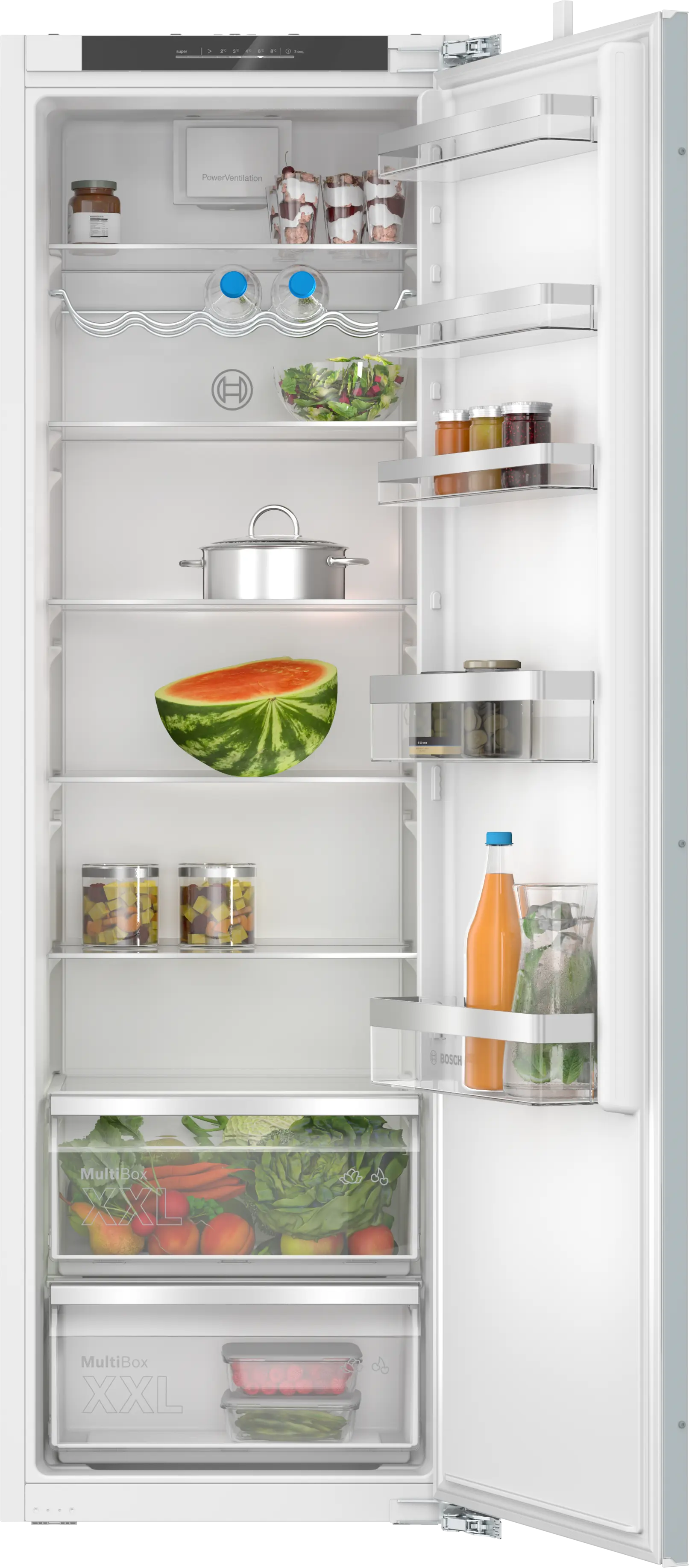Incorporabil - Bosch KIR81VFE0 - frigider încorporabil o ușă, Seria 4, 178 cm, 310 litri, clasa E