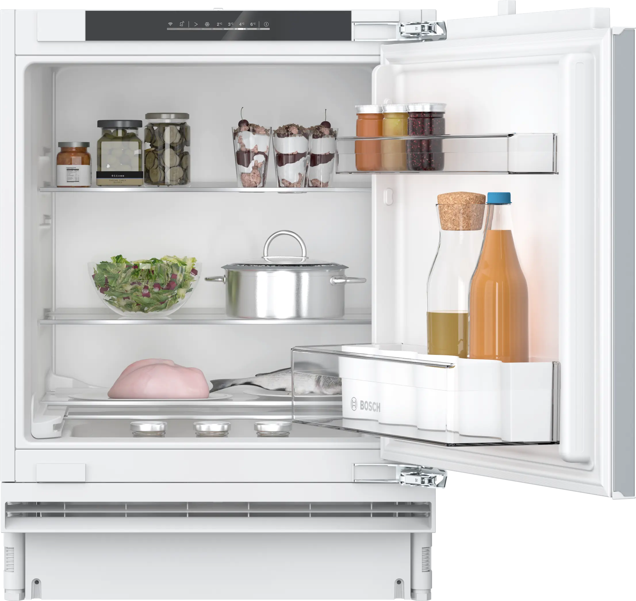 Incorporabil - Bosch KUR21VFE0 - frigider încorporabil sub blat, Seria 4, 82 cm, 134 litri, Home Connect, clasa E