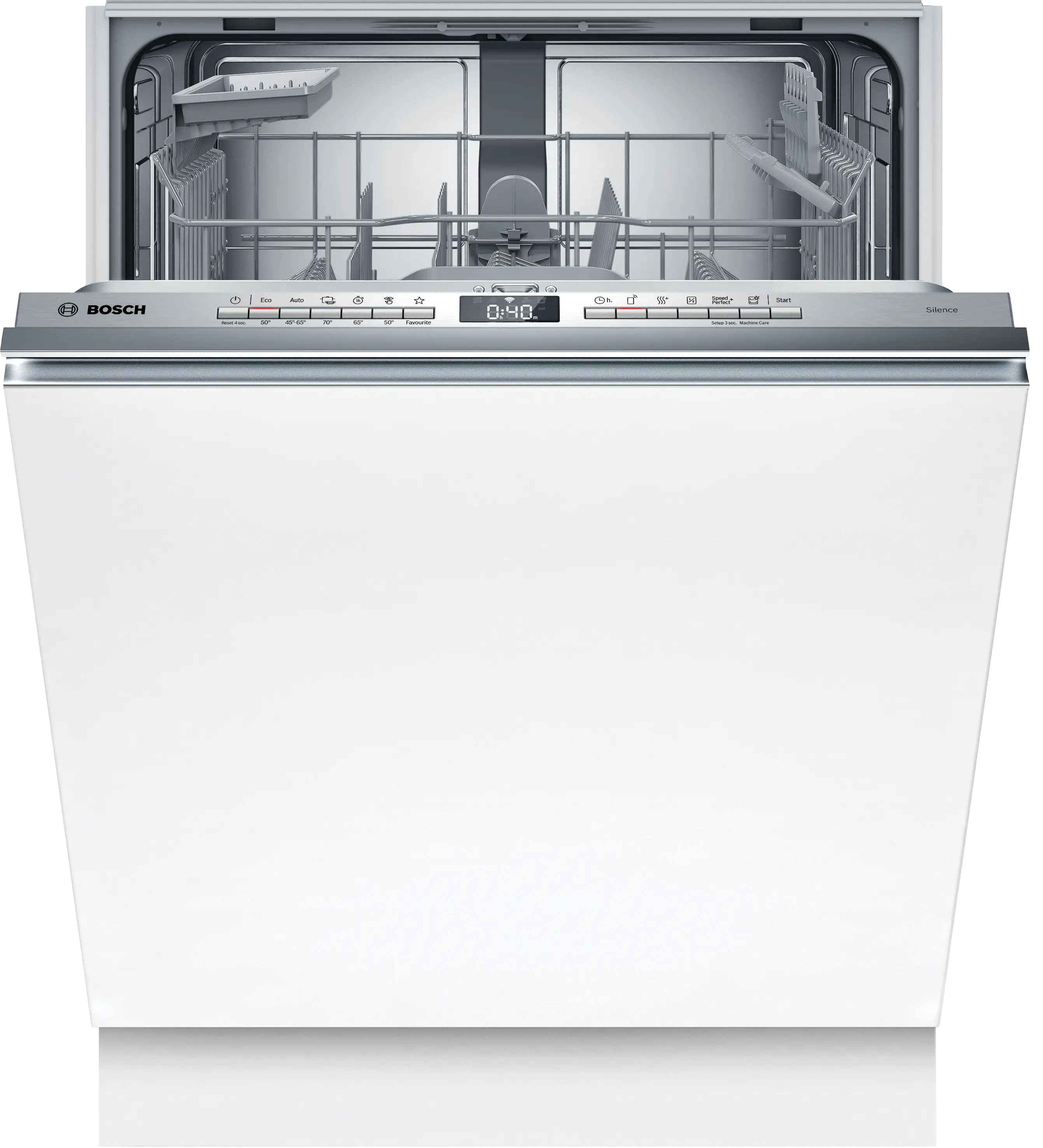 Ingrijirea rufelor si a vaselor - Bosch SMV4HTX11E - mașină de spălat vase complet încorporabilă, Seria 4, 60 cm, 13 seturi, program Express 65°C, clasa C