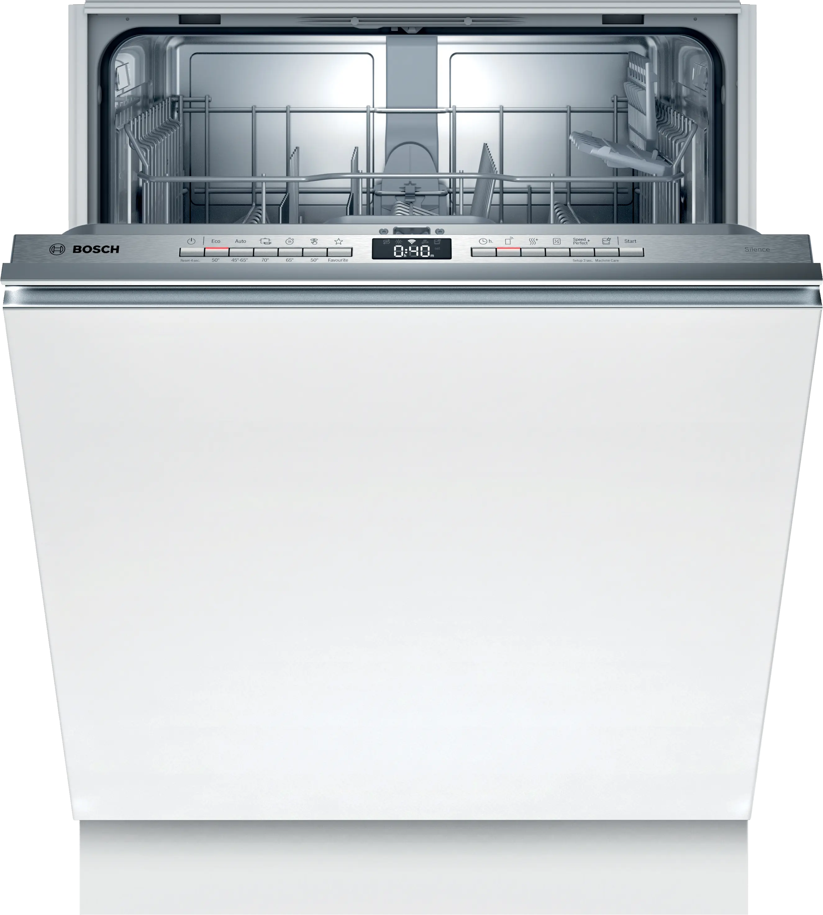 Ingrijirea rufelor si a vaselor - Bosch SMV4HTX24E - mașină de spălat vase complet încorporabilă, Seria 4, 60 cm, 12 seturi, RackMatic triplu, clasa E