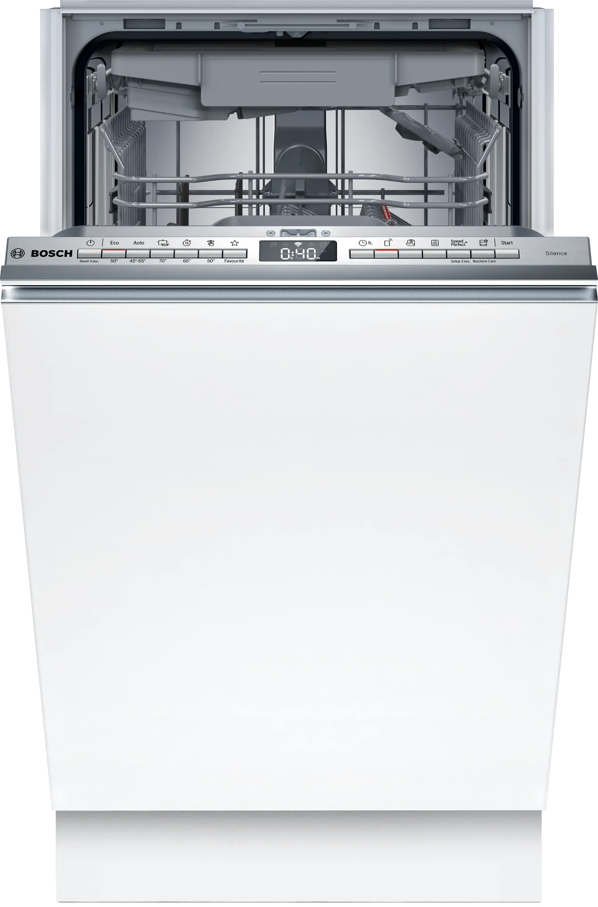 Incoporabile - Bosch SPV4EMX62E - mașină de spălat vase complet încorporabilă, Seria 4, 45 cm, 10 seturi, consum 6,7 l/ciclu