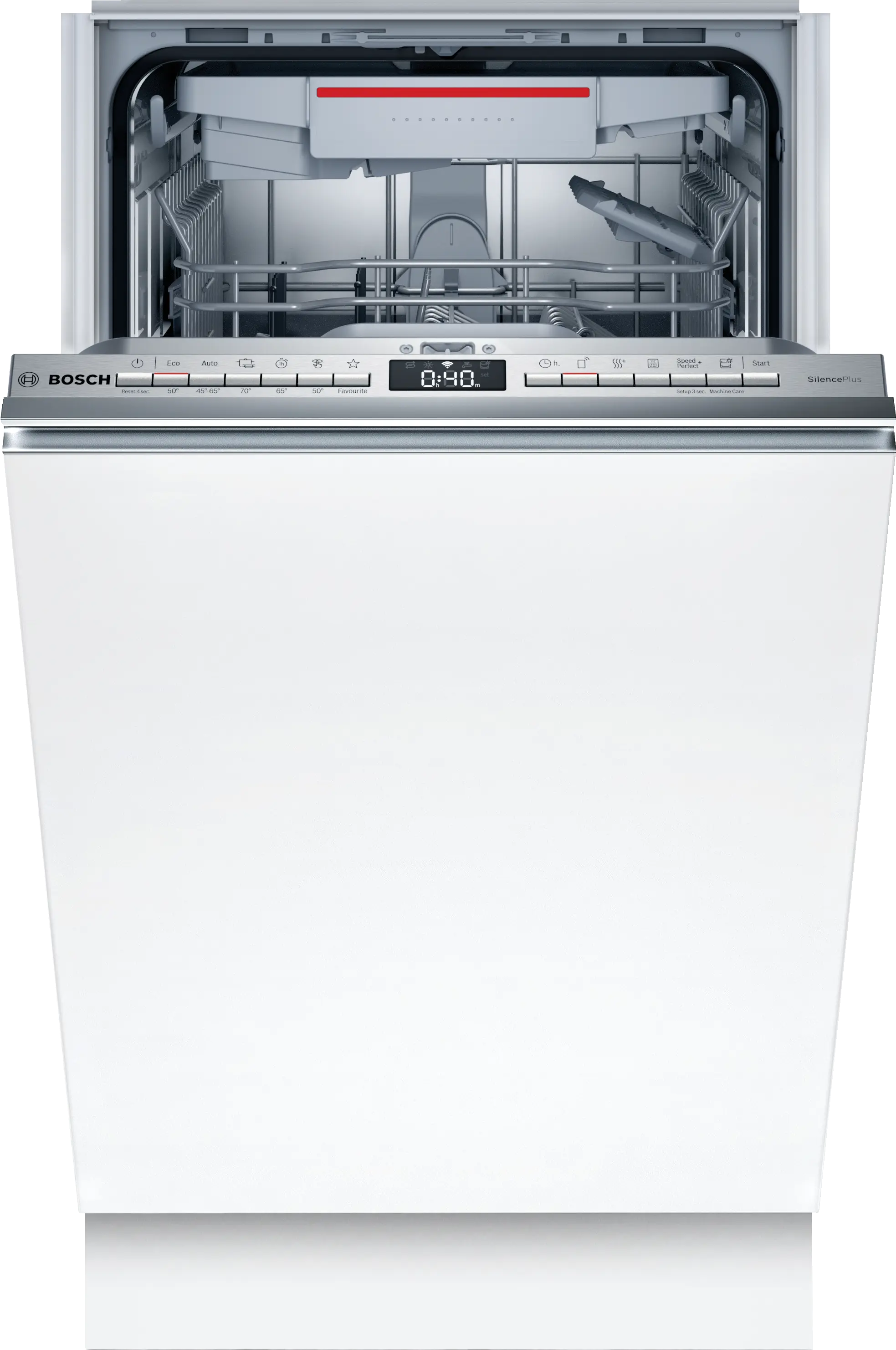 Electrocasnice - Bosch SPV4HMX61E - mașină de spălat vase complet încorporabilă, Seria 4, 45 cm, 10 seturi, Rackmatic triplu