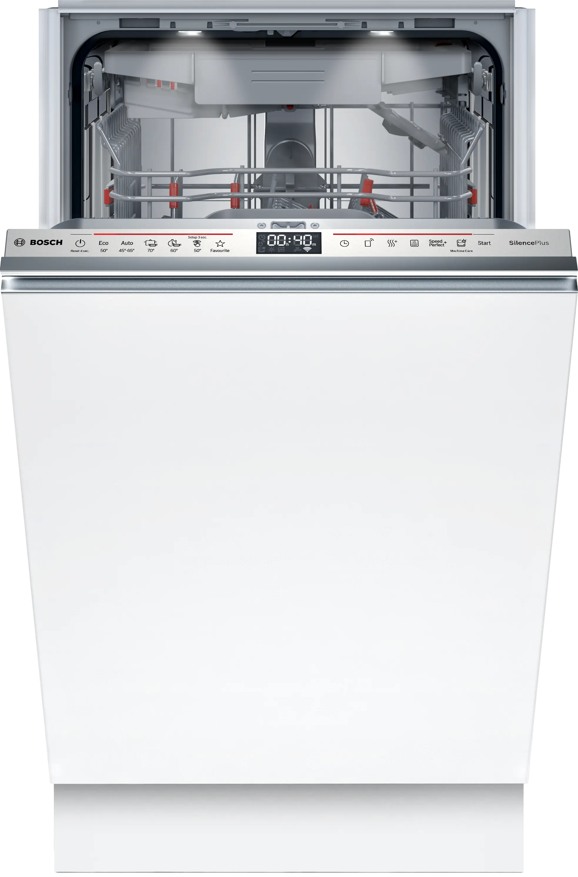Incoporabile - Bosch SPV6EMX09E - mașină de spălat vase complet încorporabilă, Seria 6, 45 cm, 10 seturi, Emotion Light