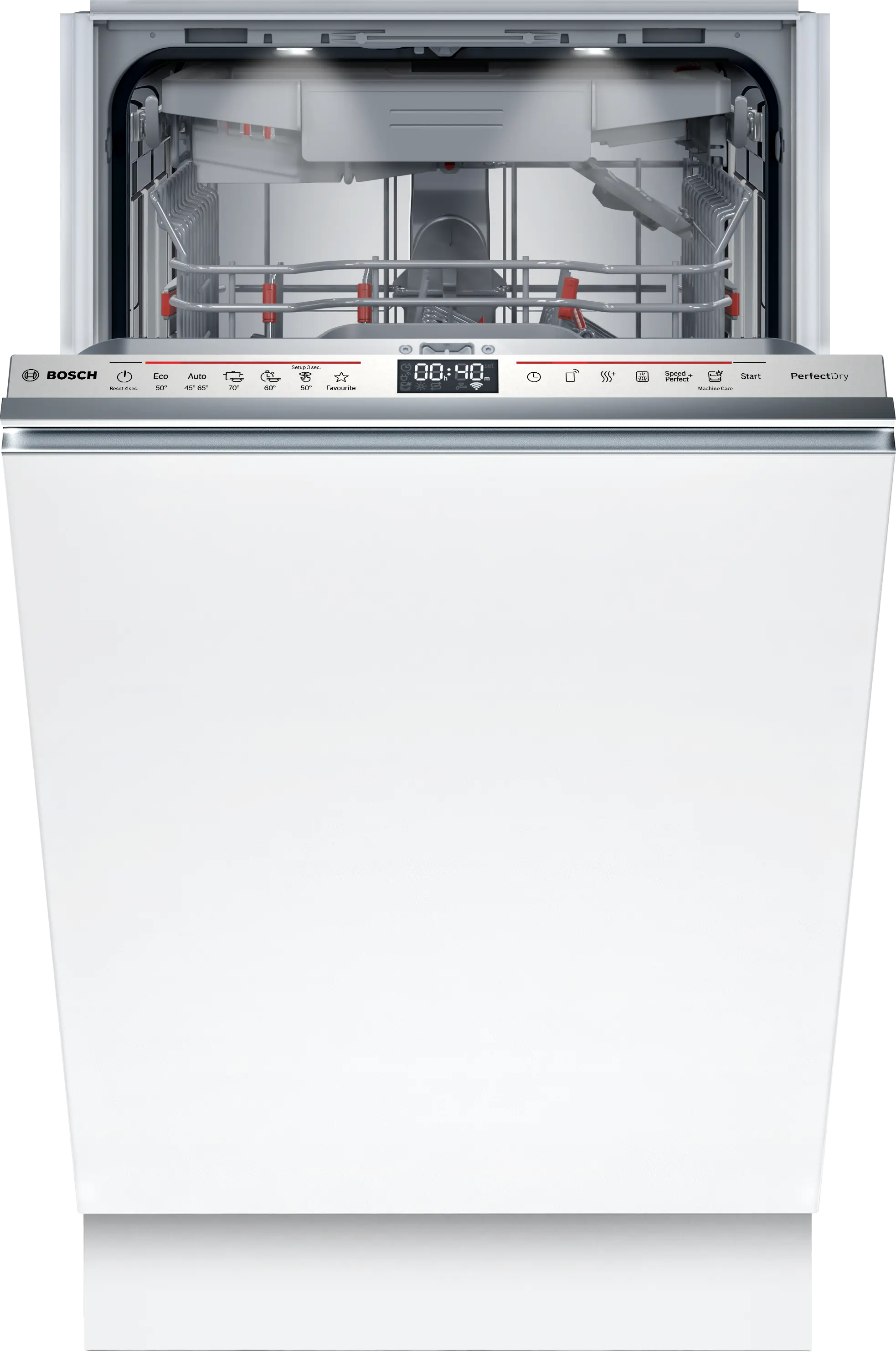 Incoporabile - Bosch SPV6ZMX17E - mașină de spălat vase complet încorporabilă, Seria 6, 45 cm, 10 seturi, uscare Zeolith, 42 dB