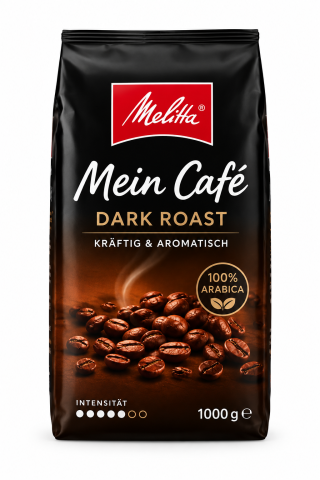 Cafea boabe Melitta Mein Café Dark Roast 1 kg