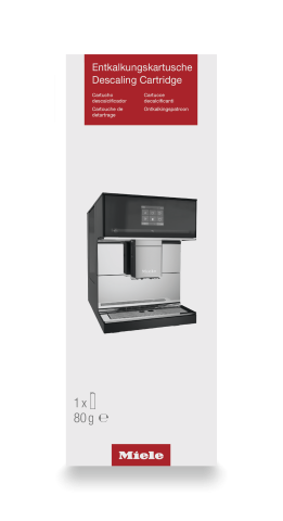 Consumabile & accesorii espressoare - Cartuș de detartrare Miele GP DC 001 C, 1 bucată, pentru espressoare Miele