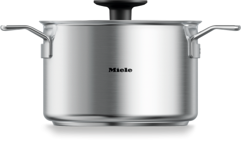 Consumabile & accesorii plite - Caserolă din inox cu capac Miele KMKT 2040-3, 20 cm / 4 l, pentru toate plitele