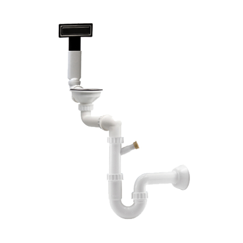 Chiuveta bucatarie inox CookingAid BOX LUX 50 DARK GREY cu strat PVD ceramic culoare gri inchis / negru cu montaj pe/sub blat + accesorii montaj [18]