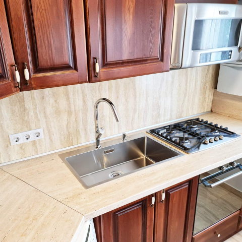 Chiuveta bucatarie inox CookingAid BOX LUX 76 + dozator detergent + accesorii montaj [19]