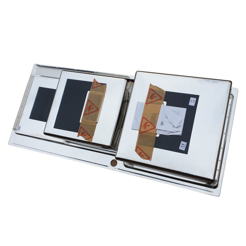 Chiuveta bucatarie inox CookingAid EVO 116 dubla cu 2 cuve + picurator si ventil automat reversibila stanga/dreapta + accesorii montaj [7]