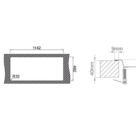 Chiuveta bucatarie inox CookingAid EVO 116 dubla cu 2 cuve + picurator si ventil automat reversibila stanga/dreapta + accesorii montaj [15]