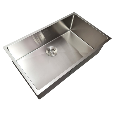 Chiuveta bucatarie inox CookingAid HERA LARGE cu dozator detergent, scurgator vase/paste/fructe, gratar rulabil inox, tocator Sapele + accesorii montaj [3]