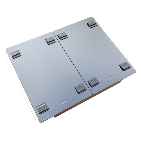 Chiuveta bucatarie inox CookingAid INVISIBLE 50R cu baterie telescopica integrata, capac scurgere invizibil + accesorii montaj [8]