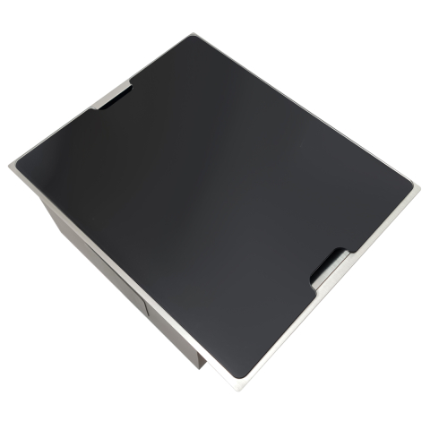 Chiuveta bucatarie inox CookingAid INVISIBLE DEEP cu scurgator vase/paste/fructe, dozator detergent + accesorii montaj [15]