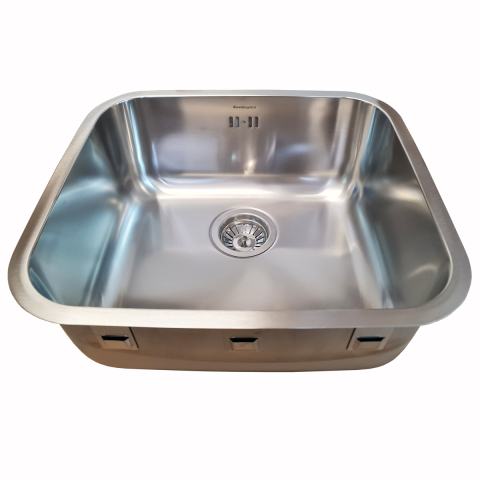 Chiuveta bucatarie inox CookingAid LAGUNA cu montaj pe / sub blat + accesorii montaj [2]