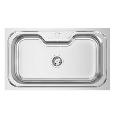 Chiuveta bucatarie inox CookingAid SELENA BIG ONE, 860x510x220mm cu accesorii montaj [12]