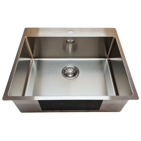 Chiuveta bucatarie inox CookingAid TASCA ASOLO AA55 cu montaj pe blat sau la nivelul blatului si accesorii montaj [4]