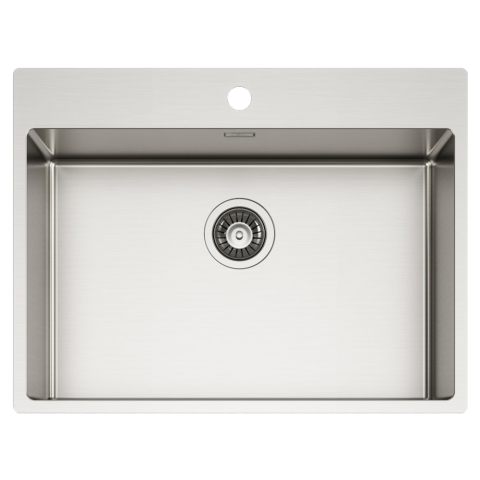 Chiuveta bucatarie inox CookingAid TASCA ASOLO AA65 cu montaj pe blat sau la nivelul blatului si accesorii montaj [1]