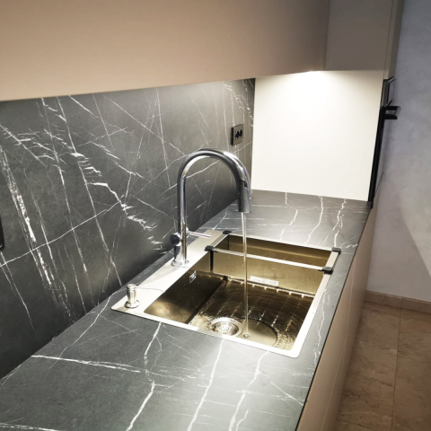 Chiuveta bucatarie inox CookingAid TASCA ASOLO AA65 cu montaj pe blat sau la nivelul blatului si accesorii montaj [15]