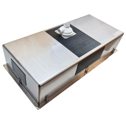 Chiuveta bucatarie inox CookingAid TASCA CANOVA CA90 WORKSTATION + tavita scurgere inox + tocator lemn Iroko, cu montaj pe blat, sub blat sau la nivelul blatului si accesorii montaj [6]