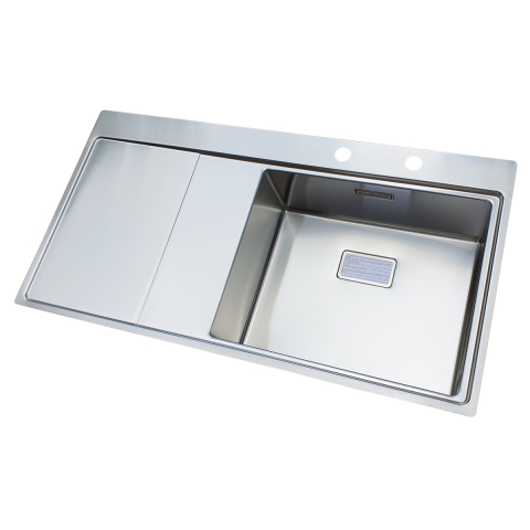 Chiuveta bucatarie inox CookingAid XERON 105 RIGHT cu ventil scurgere dreptunghiular automat si accesorii montaj [9]