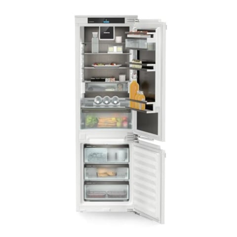 Combine frigorifice - Combina frigorifica incorporabila Liebherr ICNbsci 5173 Peak, EasyFresh si NoFrost, 56 cm, 255 l, DuoCooling, SmartDeviceBox, SoftSystem, IceMaker, Interior BlackSteel, Clasa C