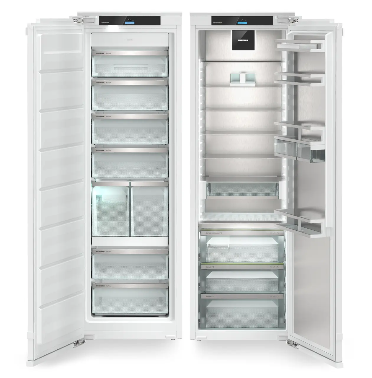Incoporabil - Combina frigorifica incorporabila Side-by-side Liebherr Peak IXRFA 5175, NoFrost, dozator gheata, BioFresh Professional, SuperSilent