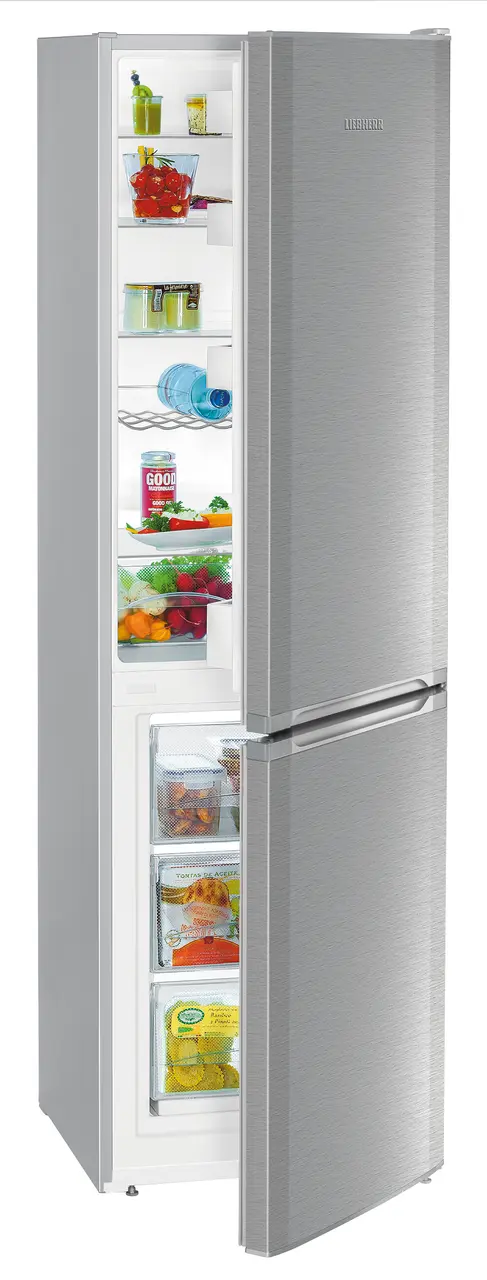 Combine frigorifice - Combina frigorifica Liebherr CUefe 331-26, 296 l, VarioSpace, SmartFrost, Clasa E, H 181.2 cm, Inox
