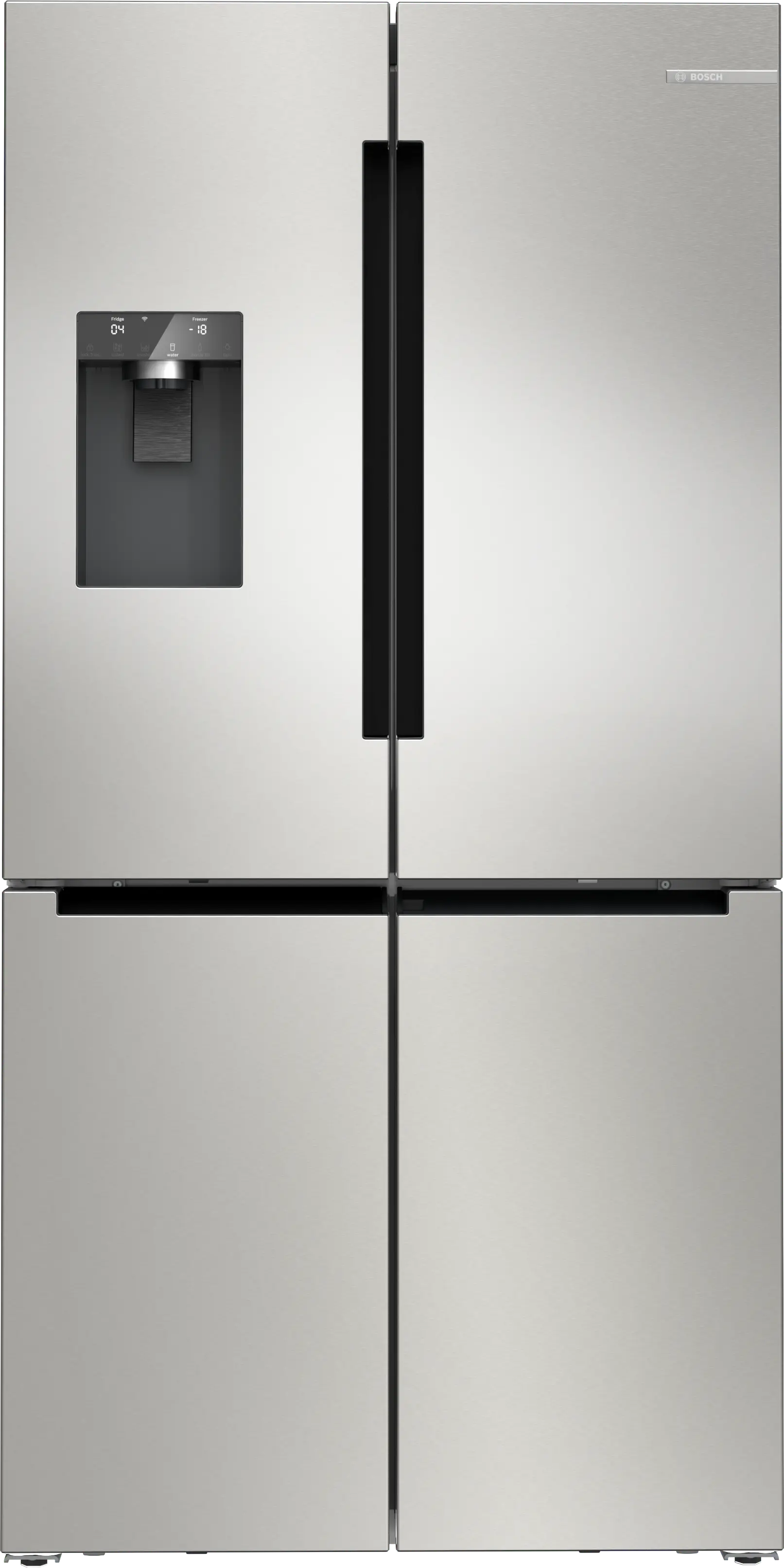 Aparate frigorifice - Combină frigorifică multi door 183 x 90.5 cm, Bosch Seria 6, Inox