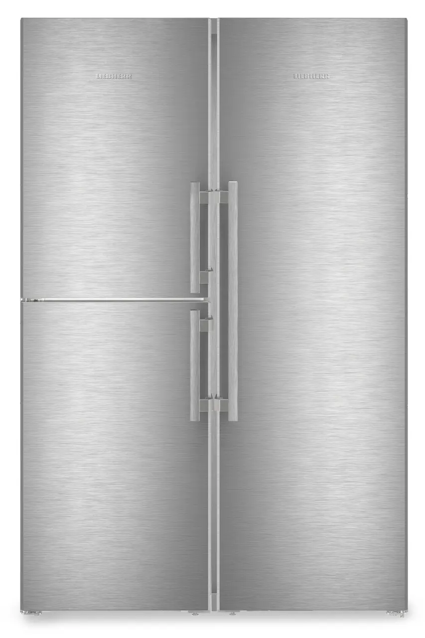 Freestanding - Combina frigorifica Side by Side Liebherr XRCsd 5255, BioFresh, NoFrost, 714 l, IceMaker, SuperFrost, LightTower, Sertar Meat & Dairy, Inox
